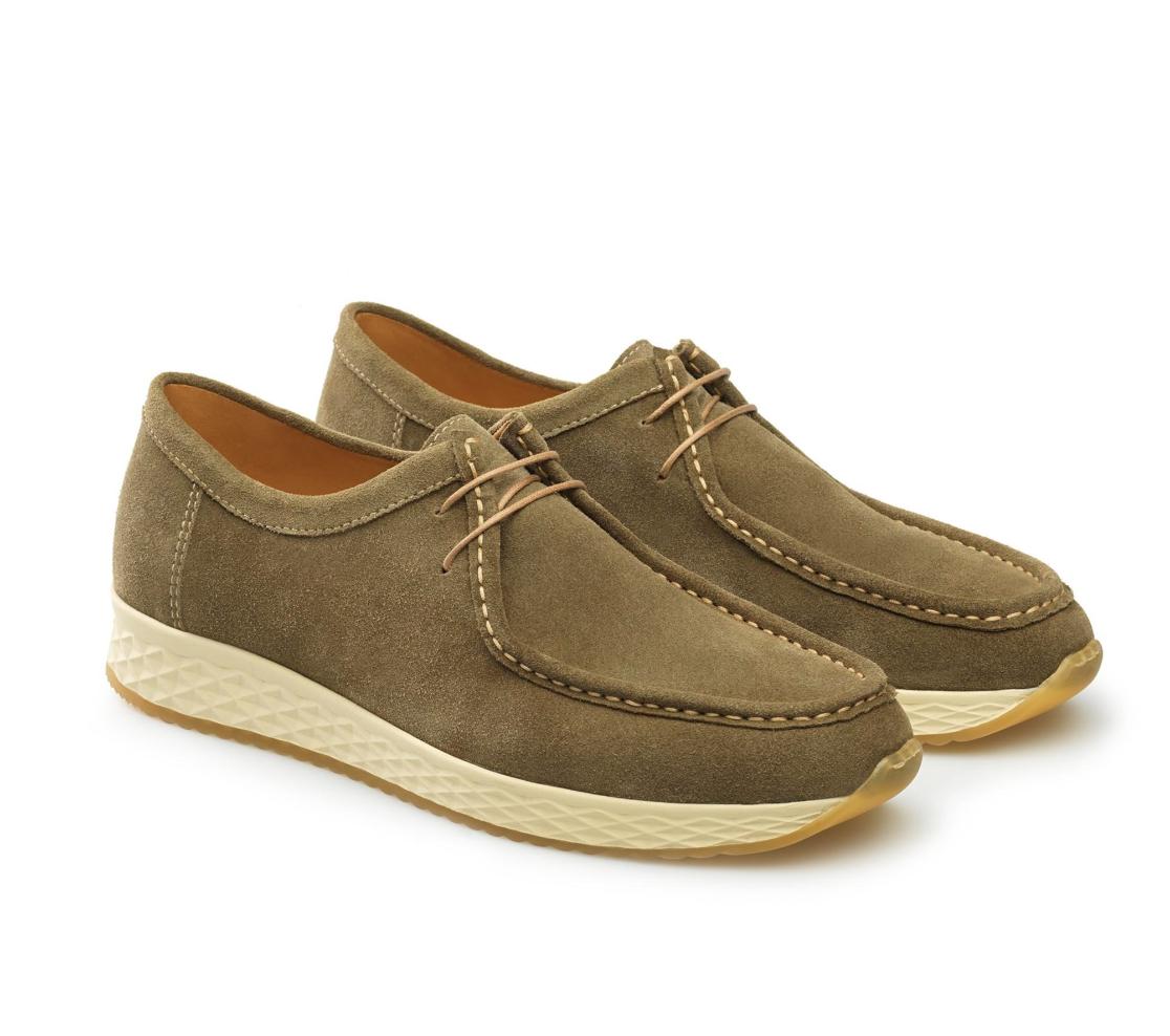 Leather Sneakers - Charles Camurça Mast Truffle Leather Sneakers - Charles Camurça Mast Truffle