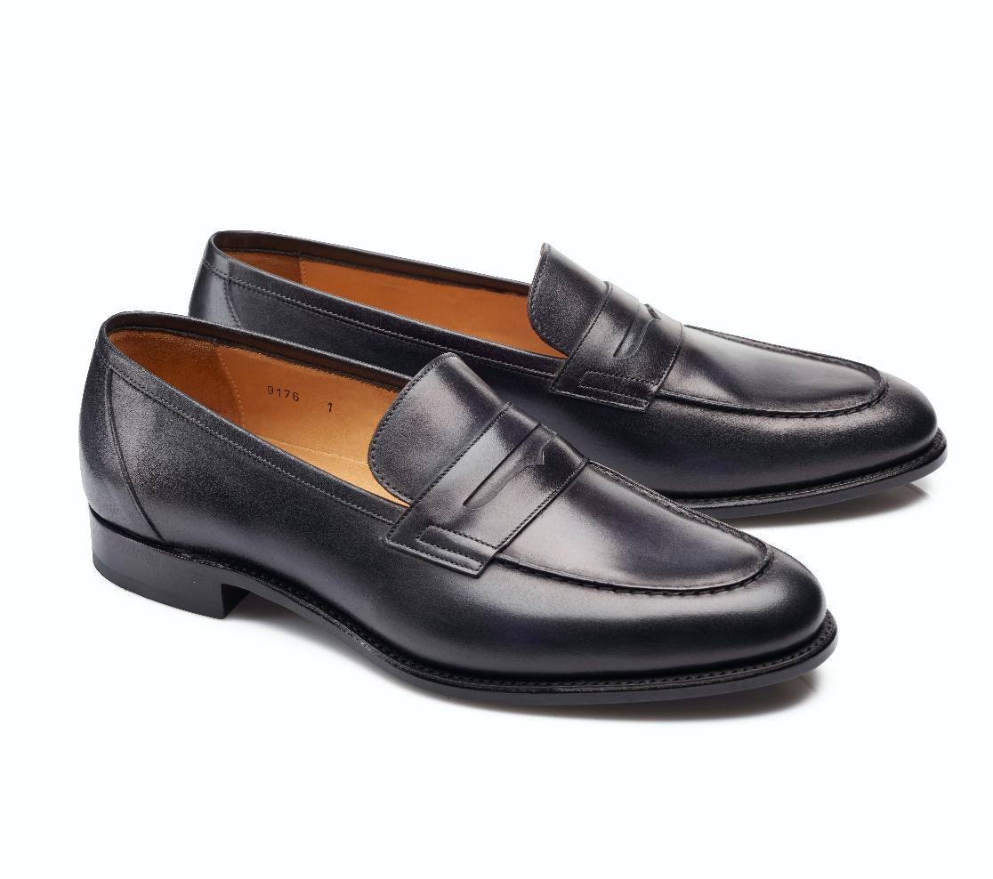 Penny Loafers - Elliot Black Shadow Penny Loafers - Elliot Black Shadow