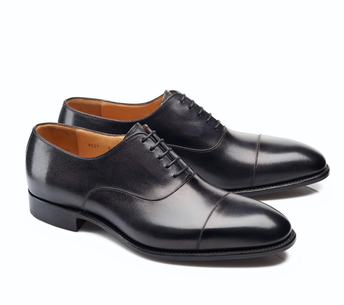 Cap Toe Shoes - Harold Noir Shadow Cap Toe Shoes - Harold Noir Shadow