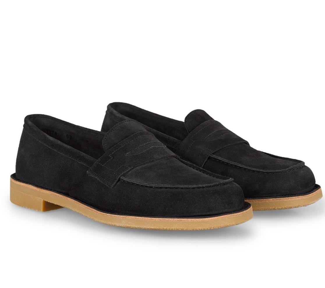 Suede Loafers - Norm Camurça Sonia Off Black Suede Loafers - Norm Camurça Sonia Off Black