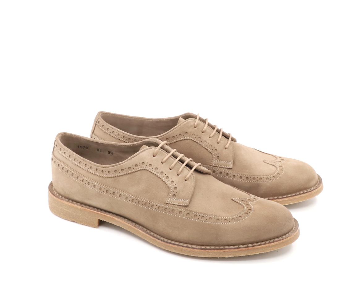 Wingtip Brogue - Zachary Camurça Sonia Antilop Wingtip Brogue - Zachary Camurça Sonia Antilop