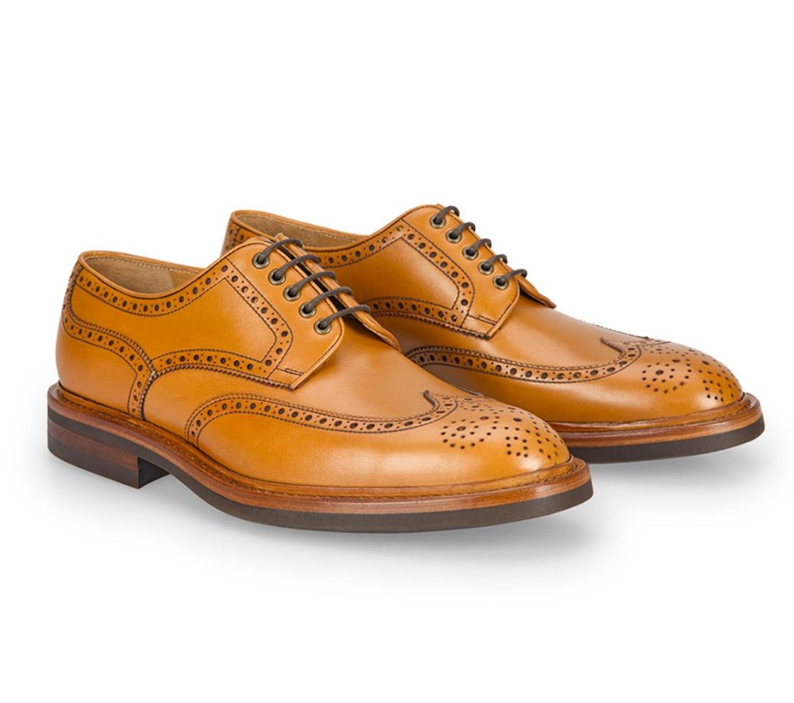 Wingtip Brogue - Brayden Anil 100 Tan