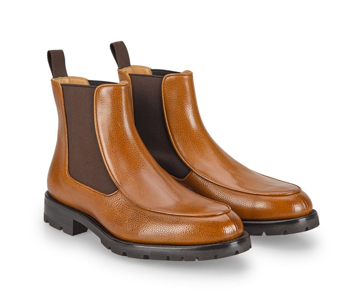 Chelsea Boots - Cleiton Grain Daf Havane