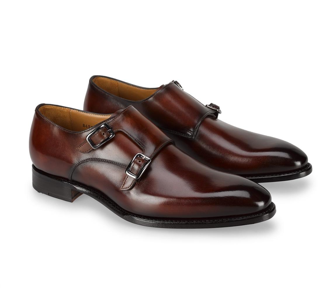 Double Buckle Shoes - Isaiah Anil Wine Shadow