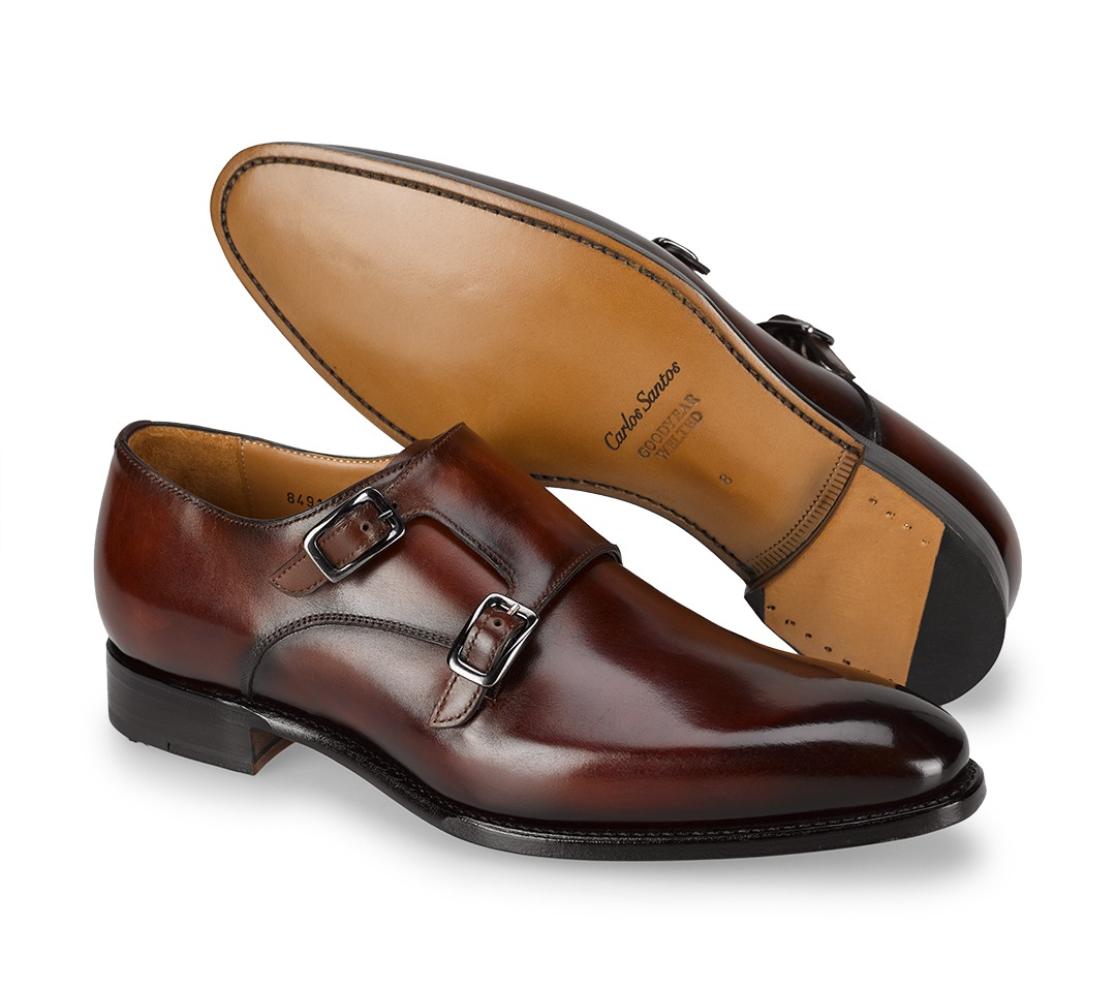 Double Buckle Shoes - Isaiah Anil Wine Shadow