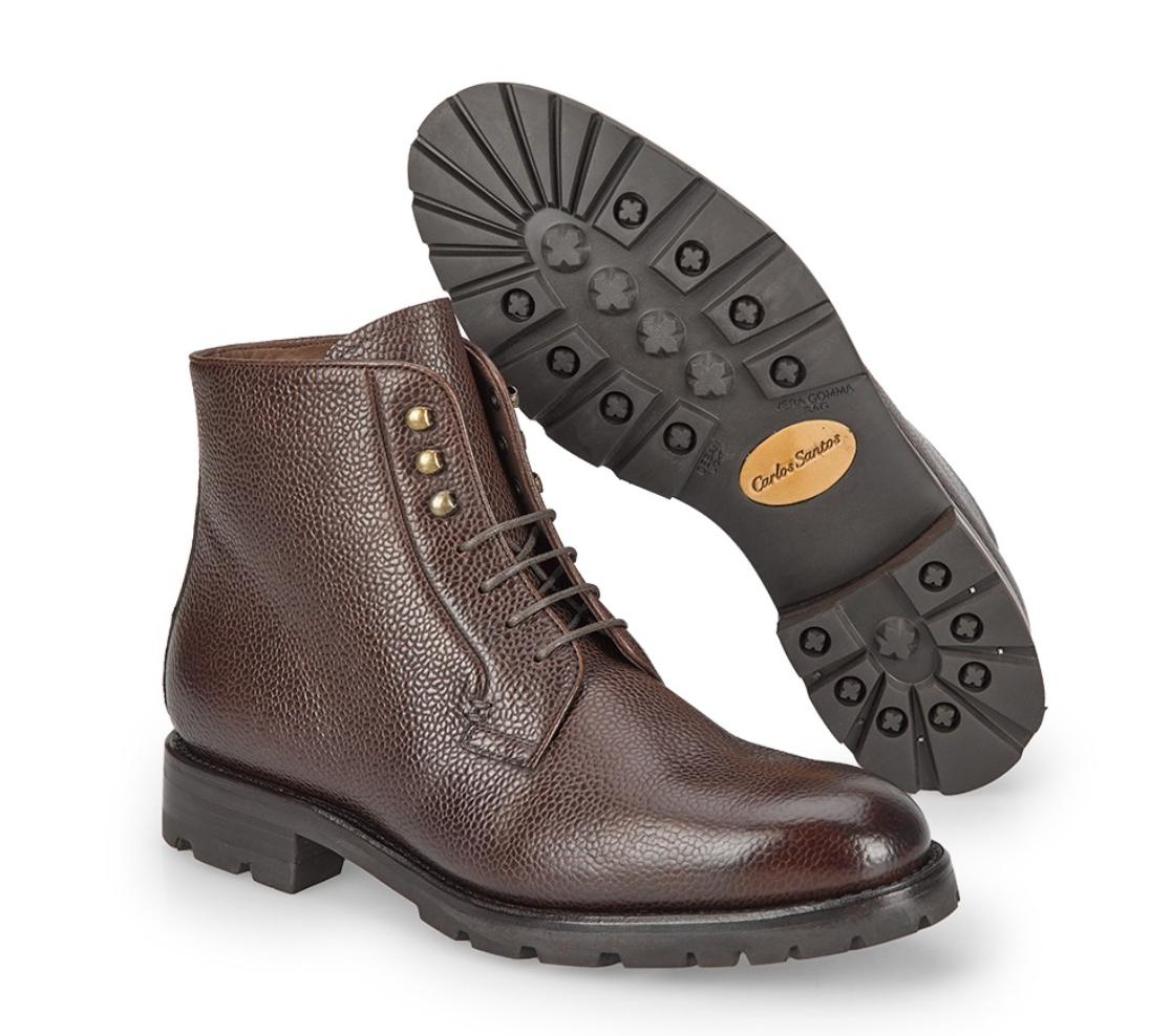 Bottes à lacets - Jason Grain Inc Marron