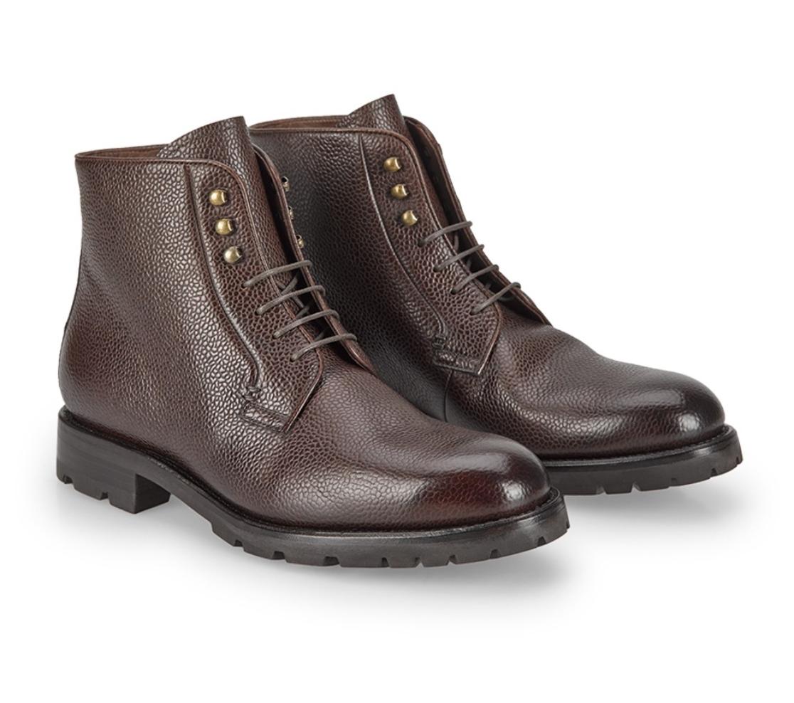 Bottes à lacets - Jason Grain Inc Marron