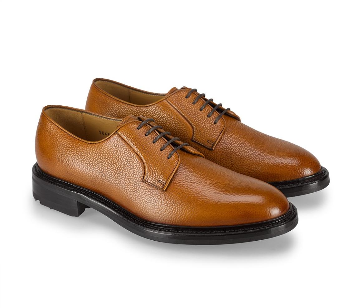 Chaussures Cap Toe - Peyton Grain 100 Havane